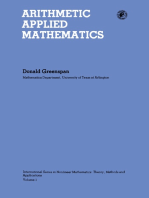 Arithmetic Applied Mathematics: International Series in Nonlinear Mathematics: Theory, Methods and Applications