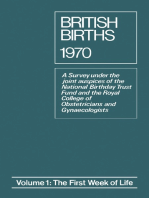 The First Week of Life: A Survey Under the Joint Auspices of the National Birthday Trust Fund and the Royal College of Obstetricians and Gynaecologists