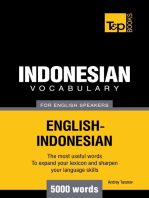 Indonesian vocabulary for English speakers