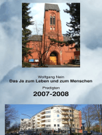 Das Ja zum Leben und zum Menschen, Band 2: Predigten 2007-2008