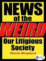 News of the Weird: Our Litigious Society
