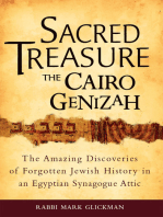 Sacred Treasure-The Cairo Genizah: The Amazing Discoveries of Forgotten Jewish History in an Egyptian Synagogue Attic