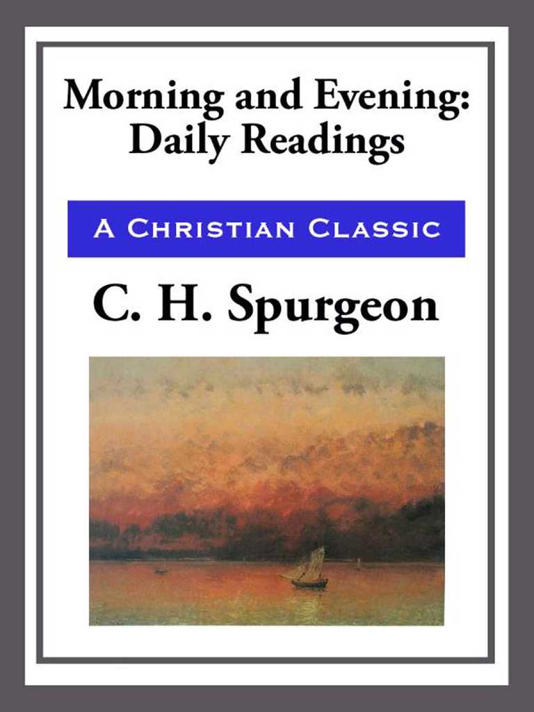 Morning and Evening by C.H. Spurgeon Book Read Online