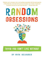 Random Obsessions: Trivia You Can't Live Without