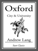 Oxford: City and University