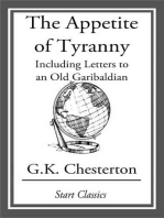Appetite of Tyranny: Including Letters to an Old Garibaldian