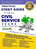 Practical Study Guide in Taking Civil Service Exam and Different Type of Test