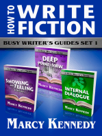 How to Write Fiction: Busy Writer's Guides Set 1