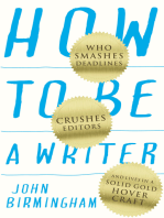 How to Be a Writer