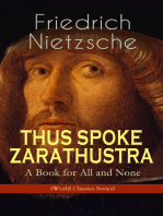 THUS SPOKE ZARATHUSTRA - A Book for All and None (World Classics Series)