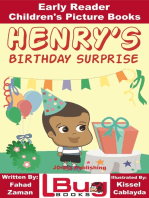 Henry's Birthday Surprise: Early Reader - Children's Picture Books
