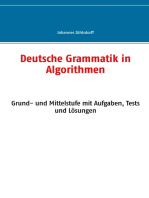 Deutsche Grammatik in Algorithmen: Grund- und Mittelstufe mit Aufgaben, Tests und Lösungen