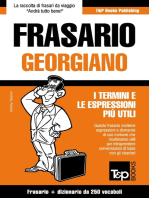 Frasario Italiano-Georgiano e mini dizionario da 250 vocaboli