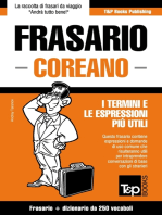 Frasario Italiano-Coreano e mini dizionario da 250 vocaboli