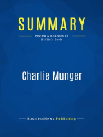 Charlie Munger (Review and Analysis of Griffin's Book)
