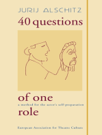 40 Questions of One Role: A method for the actor's self-preparation