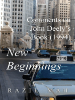 Comments on John Deely's Book (1994) New Beginnings