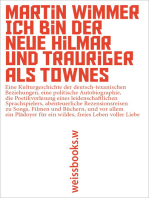 Ich bin der neue Hilmar und trauriger als Townes: Eine Kulturgeschichte der deutsch-texanischen Beziehungen, eine politische Autobiographie, die Poetikvorlesung eines leidenschaftlichen Sprachspielers, abenteuerliche Rezensionsreisen zu Songs, Filmen und Büchern...