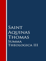 Summa Theologica: III