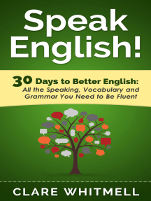Speak English 30 Days To Better English By Clare Whitmell Ebook Scribd