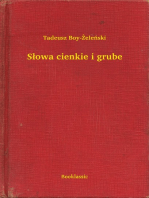 Słowa cienkie i grube