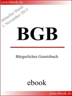BGB - Bürgerliches Gesetzbuch - Aktueller Stand: 1. November 2015: E-Book