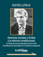 Derechos sociales y límites a la reforma constitucional: La influencia de la jurisprudencia de la corte constitucional Colombiana en el derecho comparado