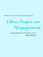 Libres propos sur l'engagement: L'engagement et l'école de la république