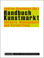 Handbuch Kunstmarkt: Akteure, Management und Vermittlung
