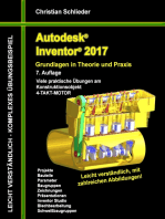 Autodesk Inventor 2017 - Grundlagen in Theorie und Praxis: Viele praktische Übungen am Konstruktionsobjekt 4-Takt-Motor