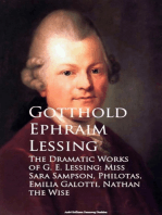 The Dramatic Works of G. E. Lessing