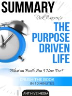 Rick Warren’s The Purpose Driven Life: What on Earth Am I Here For? | Summary