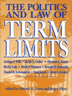 The Politics and Law of Term Limits