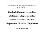 Sherlock Holmes re-told for children / adapté pour les jeunes lecteurs - The Six Napoleons / Les Six Napoléons