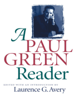 A Paul Green Reader