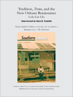 Tradition, Treme, and the New Orleans Renaissance