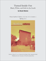 Turned Inside Out: Black, White, and Irish in the South: An article from Southern Cultures 18:1, Spring 2012