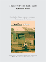 Theodore Peed's Turtle Party: An article from Southern Cultures 18:2, Summer 2012: The Special Issue on Food