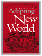 Adapting to a New World: English Society in the Seventeenth-Century Chesapeake