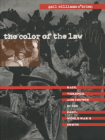 The Color of the Law: Race, Violence, and Justice in the Post-World War II South