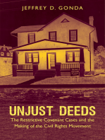 Unjust Deeds: The Restrictive Covenant Cases and the Making of the Civil Rights Movement