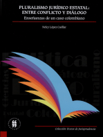 Pluralismo jurídico estatal: entre conflicto y diálogo: Enseñanzas de un caso colombiano