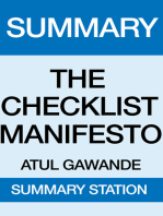 The Checklist Manifesto Summary