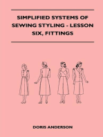 Simplified Systems of Sewing Styling - Lesson Six, Fittings