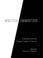 Written/Unwritten: Diversity and the Hidden Truths of Tenure