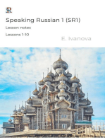 Speaking Russian 1 (SR1). Lesson notes. Lessons 1-10.: Speaking Russian, #1