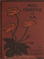 Miss Fairfax of Virginia: A Romance of Love re Under the Palmettos