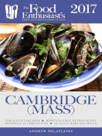 Cambridge (Mass.) - 2017: The Food Enthusiast’s Complete Restaurant Guide