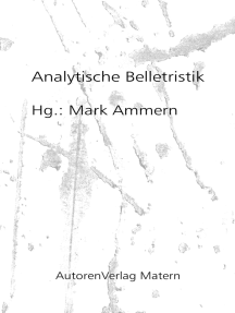 Analytische Belletristik: Essays und Gespräche