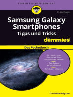 Samsung Galaxy Smartphones Tipps und Tricks für Dummies: Das Pocketbuch